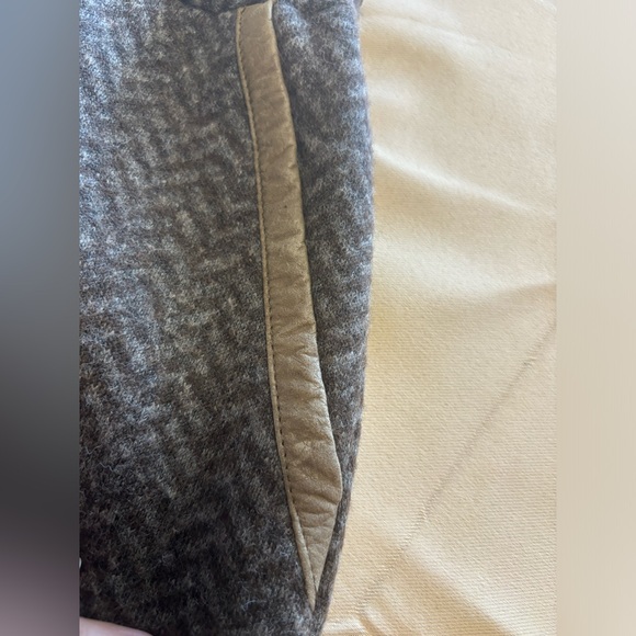 J Crew Wool Blend Skirt‎ Brown Herringbone Pull On Pockets Lined Sz 6 - Picture 14 of 15